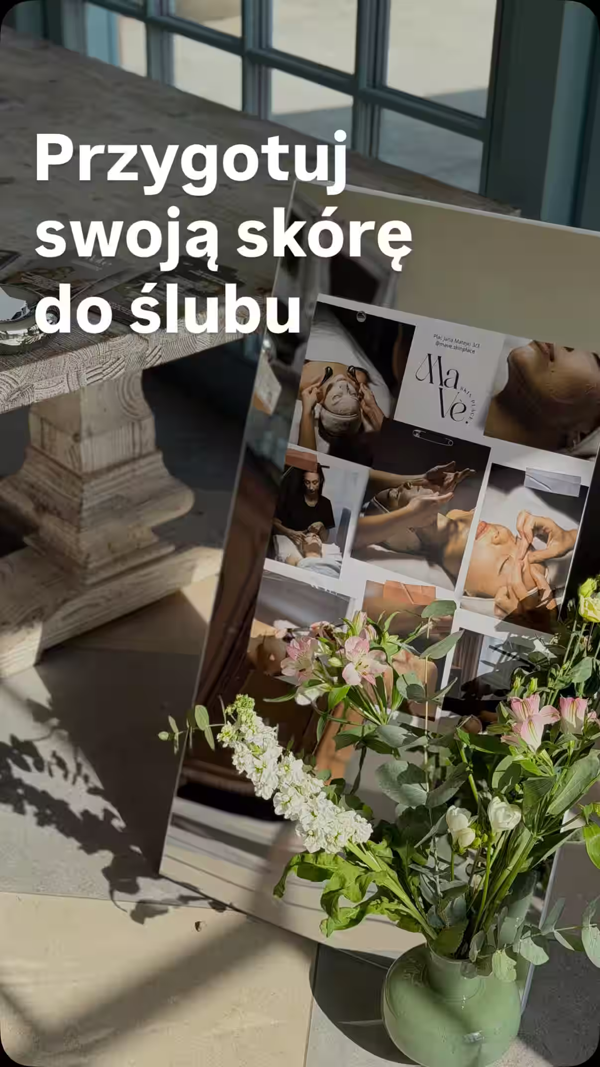 Rolka o przygotowaniu skóry do ślubu